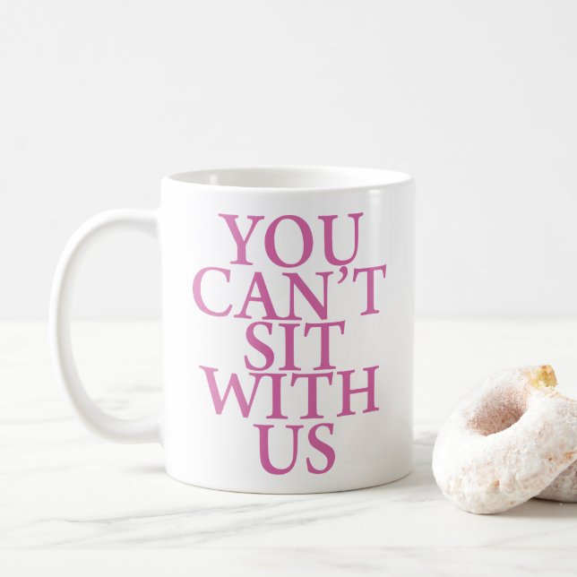 TASSE AVEC DES USA DE FILLES DE MOYEN "VOUS NE (Avec donut)