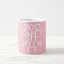 TASSE AVEC DES USA DE FILLES DE MOYEN "VOUS NE