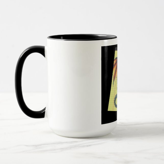Tasse avec dessin de dragon (Gauche)