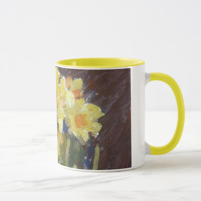 tasse avec détail de 'Jonquilles' (Droite)