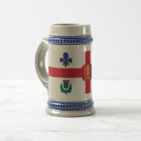 Tasse avec drapeau de Montréal, Canada