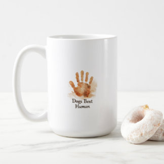 Tasse avec empreinte de main peinte de Meilleur Hu