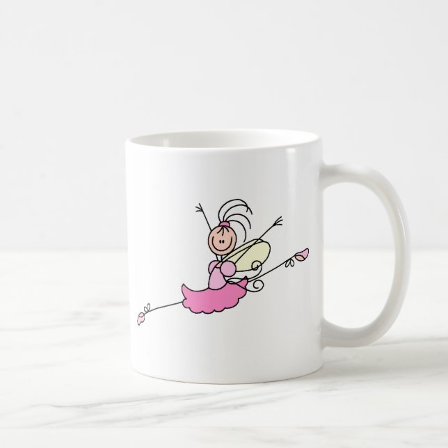 Tasse avec Fille Danseuse Étoile en Bâtonnets (Droite)