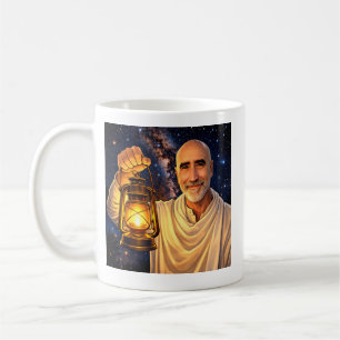 Tasse avec Finnbarr tenant une lanterne