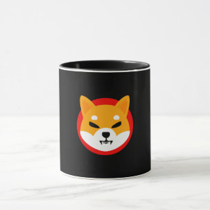 Tasse avec image du logo Shiba Inu uniquement