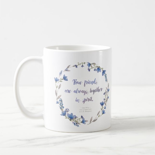 Tasse avec la citation d'Anne (Gauche)