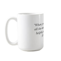 Tasse avec la citation de Paulo Coelho