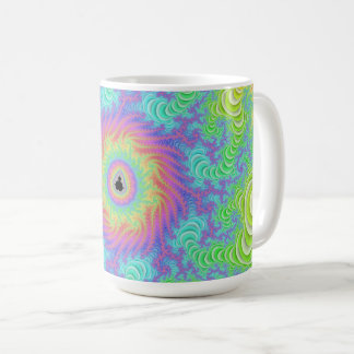 Tasse avec la fractale de Mandelbrot