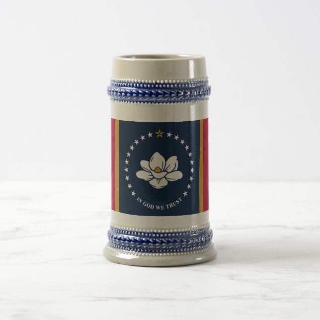 Tasse avec le drapeau de l'État du Mississippi, Ét (Centre)