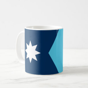 Tasse avec le drapeau du Minnesota, États-Unis