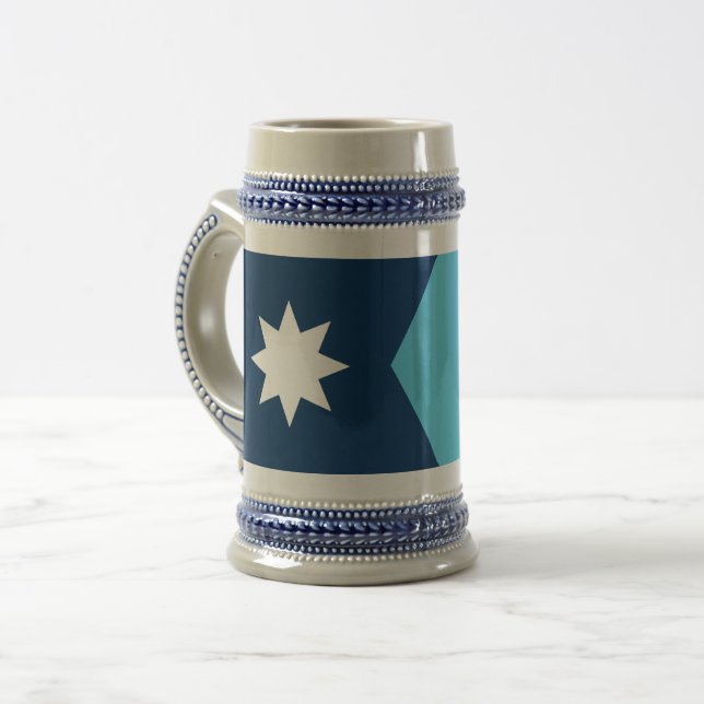 Tasse avec le drapeau du Minnesota, États-Unis (Devant gauche)
