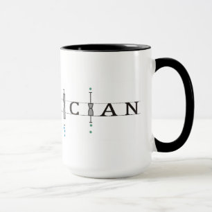 Tasse avec le logo de "statisticien"