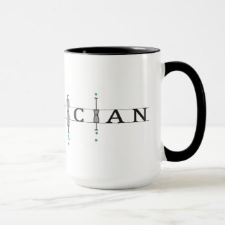 Tasse avec le logo de "statisticien"