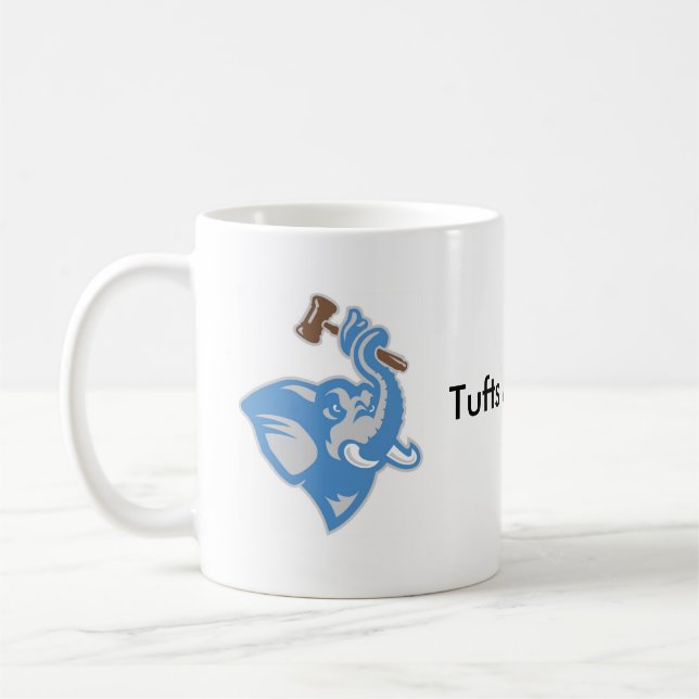Tasse avec le logo et le texte Brown et bleus (Gauche)
