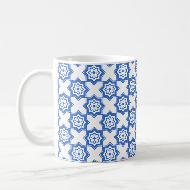 Tasse avec le motif portugais de tuiles - Azulejos (Gauche)