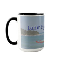 Tasse avec le proverbe haïtien Lanmè Pa Kenbe Kras