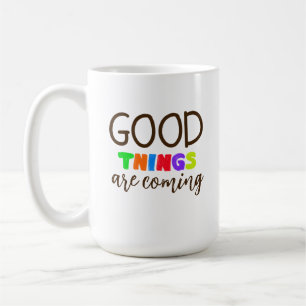 Tasse avec lettrage main moderne positif