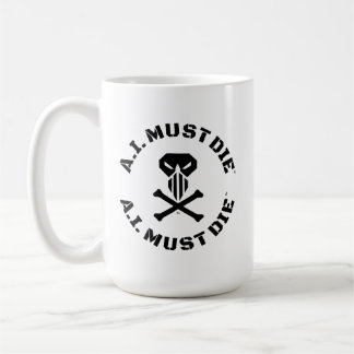 Tasse avec Logo A.I. Must Die™ (Police Militaire)