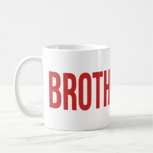 Tasse avec logo BROTHERHOOD Rouge