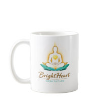 Tasse avec logo de méditation Brightheart masculin