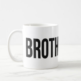 Tasse avec marquage BROTHERHOOD Noir