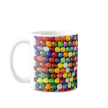 Tasse avec motif crayon multicolore
