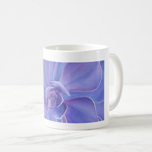 Tasse avec motif floral (Devant droit)