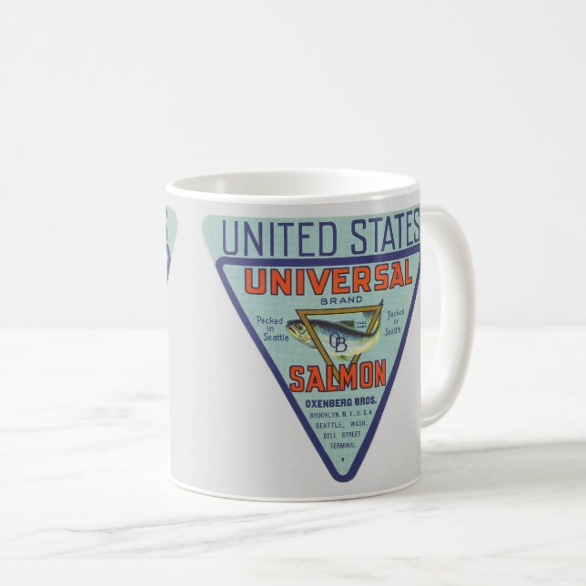 Tasse avec œuvre d'art historique vintage (Devant droit)