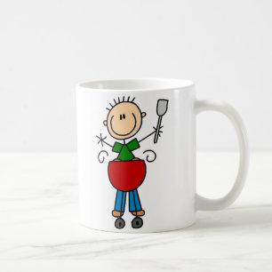 Tasse avec personnage bâton de barbecue