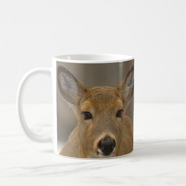 Tasse avec photo de cerf (Gauche)