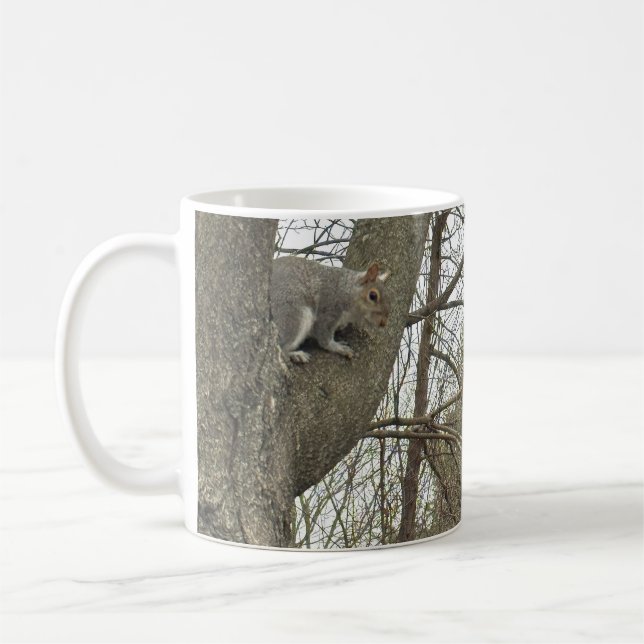 Tasse avec photo d'écureuil (Gauche)