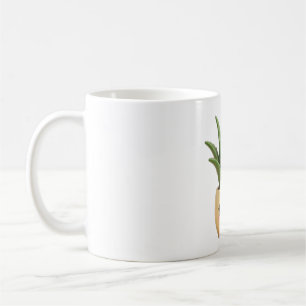 Tasse avec plante intérieure Kawaii Aloe Vera