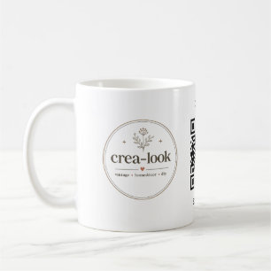 tasse avec qr code d'entreprise