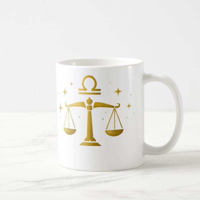 Tasse avec symbole du zodiaque Balance – Design à  (Droite)
