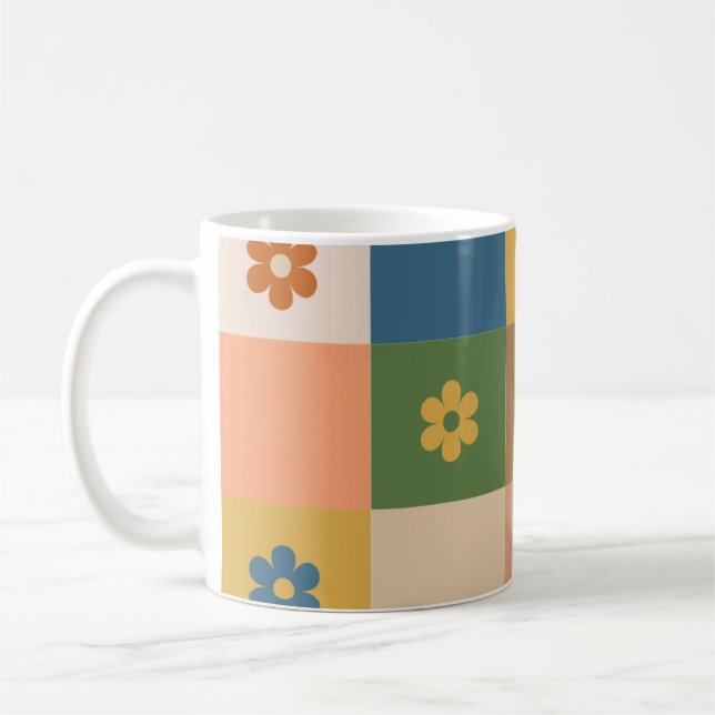 Tasse avec un beau motif floral (Gauche)