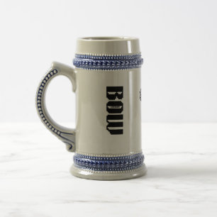 Tasse avec un bubu mignon et un nœud sur le côté d