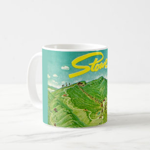 Tasse avec un dessin vintage de Stowe Vermont