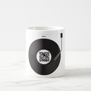 Tasse avec une chanson personnalisée avec code QR