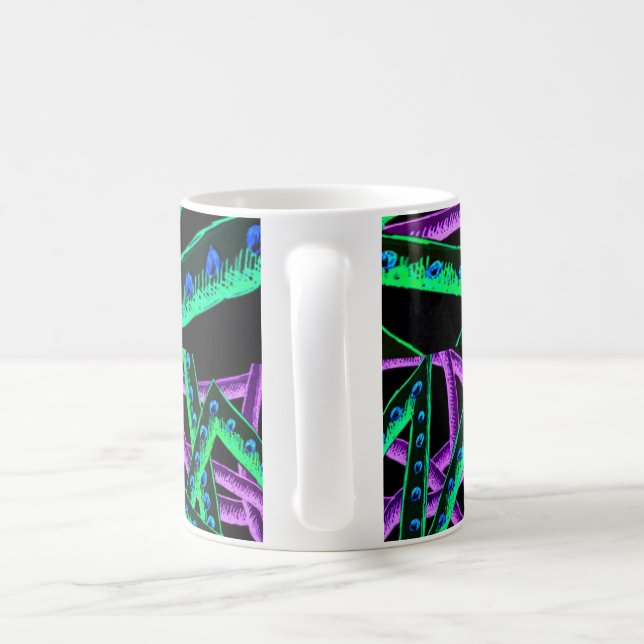 Tasse avec une image abstraite de Photoshop (Poignée)