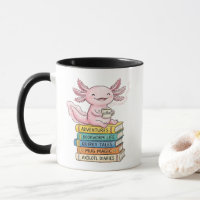 Tasse Axolotl Rose Kawaii - Cadeau Juste Une Fille
