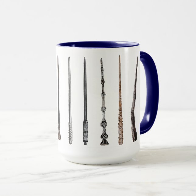 Tasse Baguette Magique en Bleu (Devant droit)