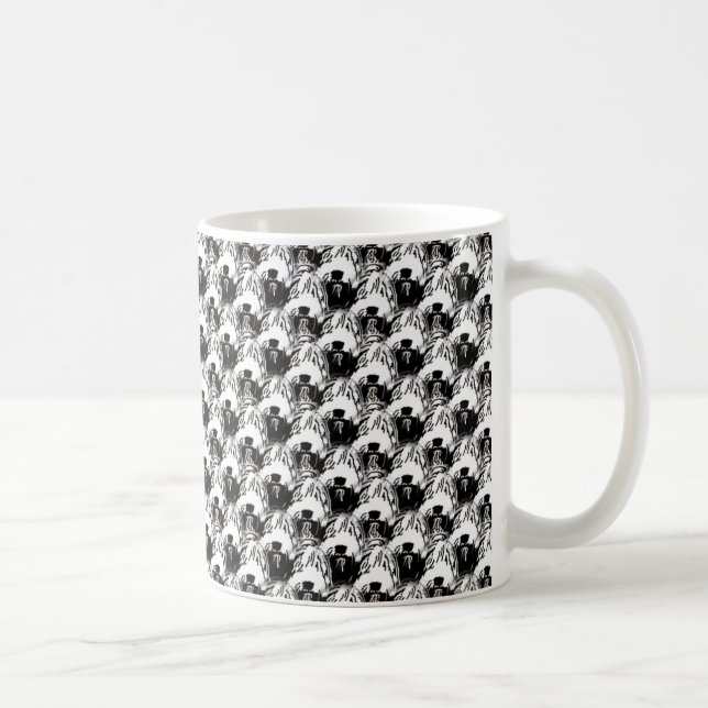 Tasse barbue de multitude de colley (Droite)