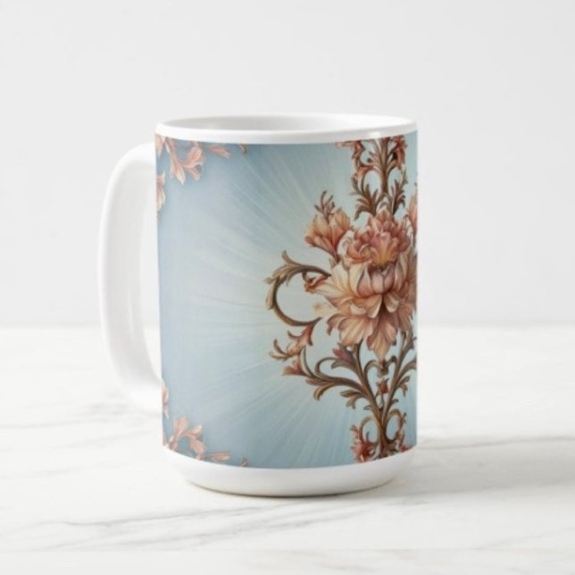 Tasse Baroque Rose (Créateur téléchargé)