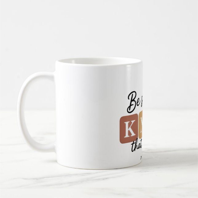 Tasse « Be Still and Know » | Psaume 46:10 Tasse c (Gauche)