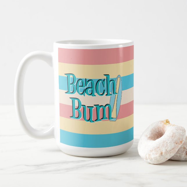Tasse Beach Bum 15 oz. (Avec donut)