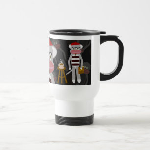 Tasse beatnik de singe de chaussette
