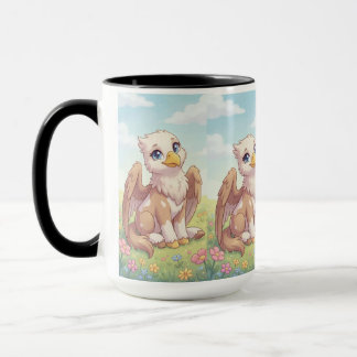 Tasse bébé griffon | Créature de fantasy mignonne