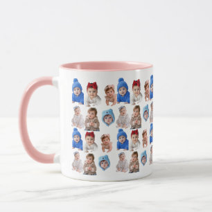 Tasse Bébé Visage Personnalisé Bébé 4 Photos MUGS