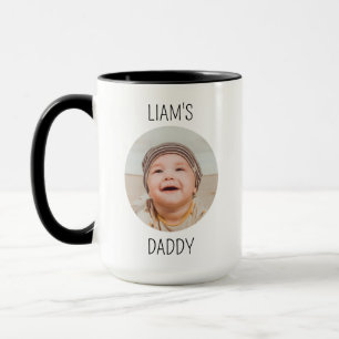 Tasse Bébé Visage Premier Cadeau Fête des Pères, B