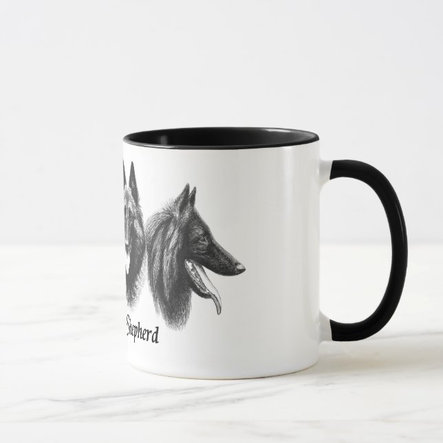 Tasse belge de Tervuren Malinois Groenendael de (Droite)